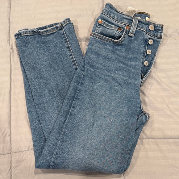 Levi's Denim - Levi's Light Blue Straight Leg Women's Jeans